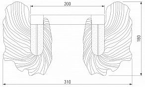 Накладной светильник Bogate's Farfalla 90377/1