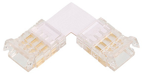 Соединитель лент угловой жесткий Wolta  WLS-4PIN-RGB-10MM-L