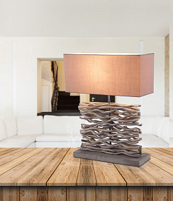 Настольная лампа декоративная Globo Jamie 21648