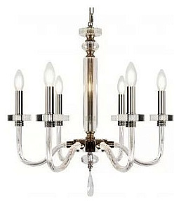 Подвесная люстра iLamp Vibe P9474-6 Nickel