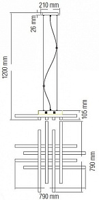 Подвесной светильник Horoz Electric Asfor-85 HRZ00002299