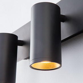 Спот Eurosvet Fleur 20066/3 черный/золото 15W