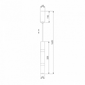 Подвесной светильник Eurosvet Axel 50210/1 LED золото