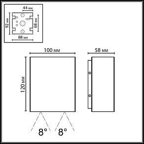 Накладной светильник Odeon Light NATURE 7188/5WLP