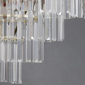 Подвесная люстра ILLUMICO LYRA IL3575-6+3PSQ-24 GD LYRA