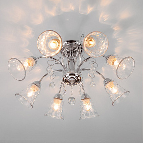 Люстра на штанге Eurosvet Norene 30157/8 хром