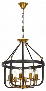 Подвесная люстра LUMINA DECO Berling LDP 8024-8 BK+MD