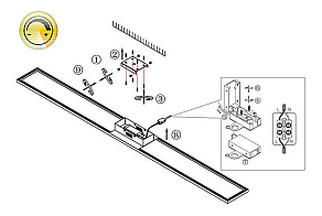 Накладной светильник Globo Savinja 41622D7