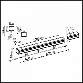 Наземный низкий светильник Odeon Light HIGHTECH 7186/80FL