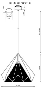 Подвесной светильник Moderli Lia V11427-1P