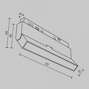 Накладной светильник Maytoni Basis Rot TR036-2-12W2.7K-B