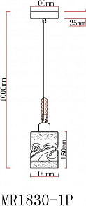 Подвесной светильник MyFar Olivia MR1830-1P