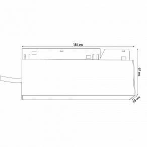 Блок питания Uniel UET-M50 UL-00008750