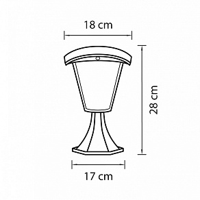 Наземный низкий светильник Lightstar Lampione 375970