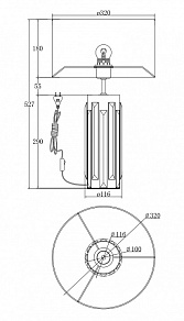 Настольная лампа декоративная Maytoni Muse MOD304TL-01GR
