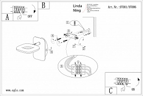 Спот Eglo Litago 97006