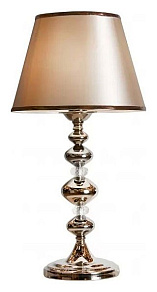 Настольная лампа декоративная iLamp Brooklyn T2401-1 Nickel