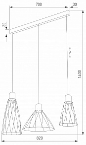 Подвесной светильник TK Lighting Modesto 10149 Modesto