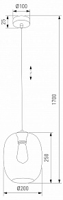 Подвесной светильник TK Lighting Elio 5971 Elio