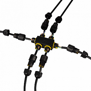 Соединитель лент X-образный жесткий Arlight NEO-GERM 053445