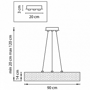 Подвесной светильник Lightstar Onda 741164