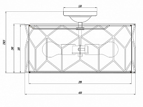 Светильник на штанге Maytoni Messina H223-PL-03-G
