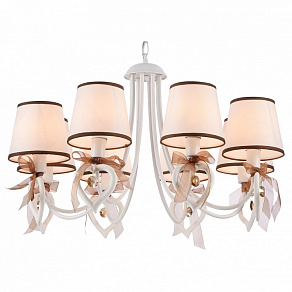 Подвесная люстра Eurosvet 60066 60066/8 белый/коричневый