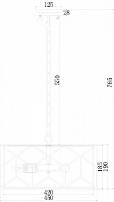 Подвесной светильник Maytoni Messina H223PL-03G