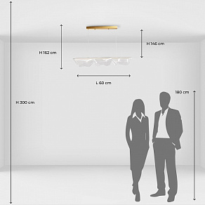 Подвесной светильник De City Конти 32 488013401