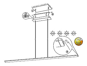 Подвесной светильник Globo Campania 58320H