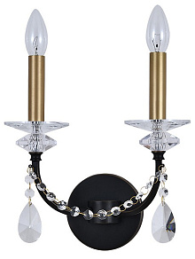 Бра Newport АНАСТАСИЯ 3972/A black+brass
