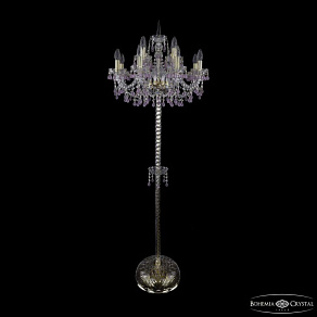 Торшер Bohemia Ivele Crystal 1410 1410T2/8+4/195-165 G V7010