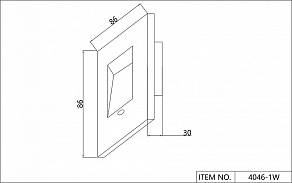 Встраиваемый светильник Favourite Nox 4046-1W