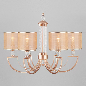 Подвесная люстра Eurosvet Licata 60099/6 перламутровое золото