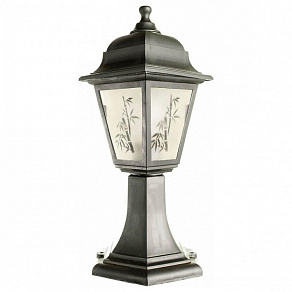 Наземный низкий светильник Arte Lamp Zagreb A1113FN-1BK