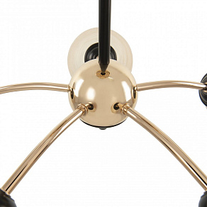 Люстра на штанге Arte Milano Napoli-329007 329007/5 GD.BK