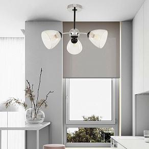 Люстра на штанге Arte Milano Napoli-329007 329007/3 CR.BK