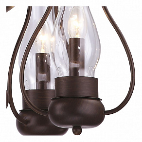Подвесная люстра Arte Lamp Bulbo A8955LM-5BR