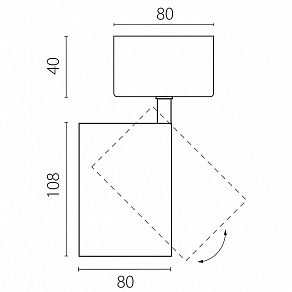 Спот Lightstar Alta Base A5337SO