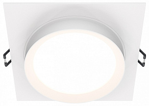 Встраиваемый светильник Maytoni Hoop DL086-GX53-SQ-W