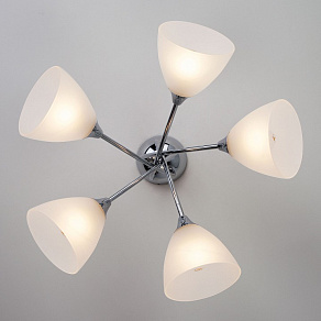 Люстра на штанге Eurosvet Nika 30117/5 хром