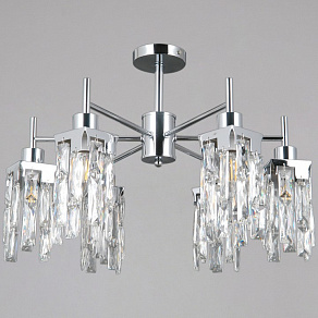 Люстра на штанге ILLUMICO  IL3601-6CSQ-26 CR DS