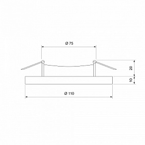 Встраиваемый светильник Elektrostandard DSS001/002/003 a037532