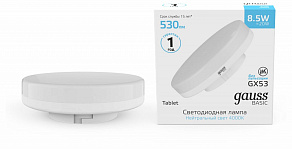 Лампа светодиодная Gauss Basic GX53 8.5Вт 4100K 10849292