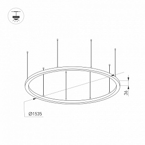 Подвесной светильник Arlight ARC 034011(1)