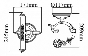 Подсветка для картины Maytoni Picasso PIC114-01-G
