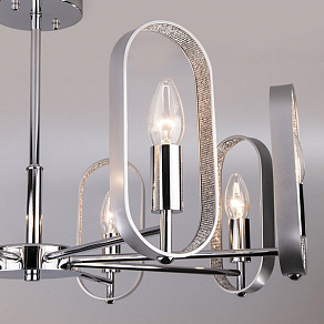 Люстра на штанге Eurosvet Magila 60077/8 хром