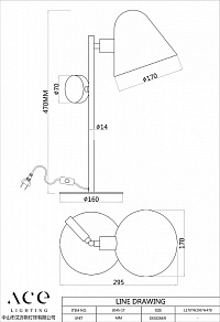Настольная лампа декоративная Favourite Statera 3045-1T