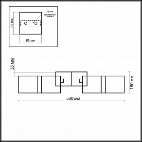 Потолочная люстра Odeon Light Turon 2048/8C