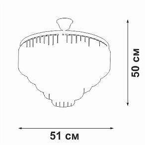 Люстра на штанге Vitaluce V58250 V58250-8/8